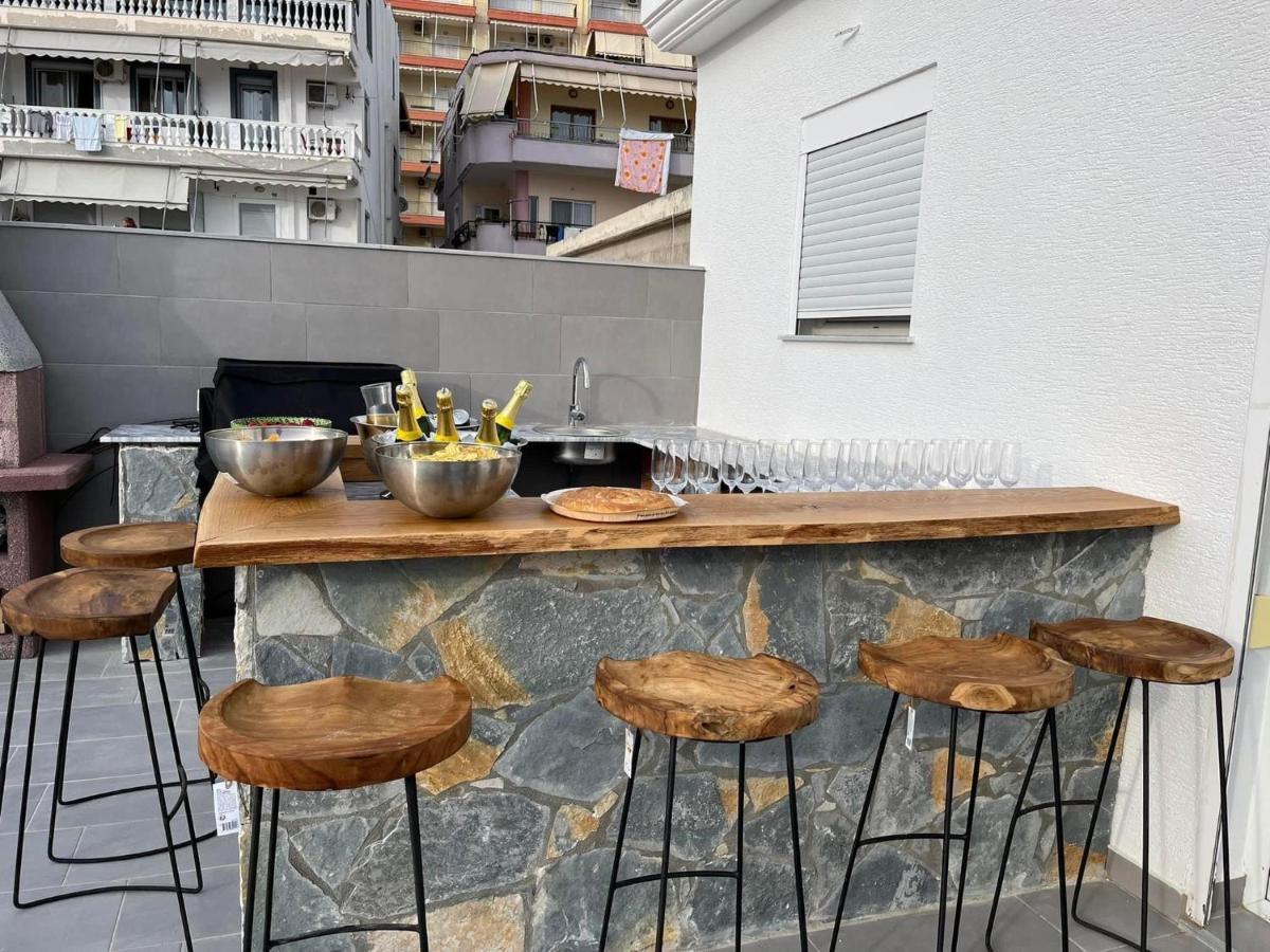 Ferienwohnung Rocknest Sea View Penthouse Sarandë Exterior foto
